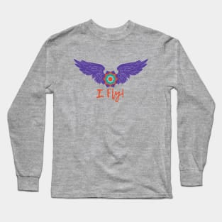 Flying Mandala Long Sleeve T-Shirt